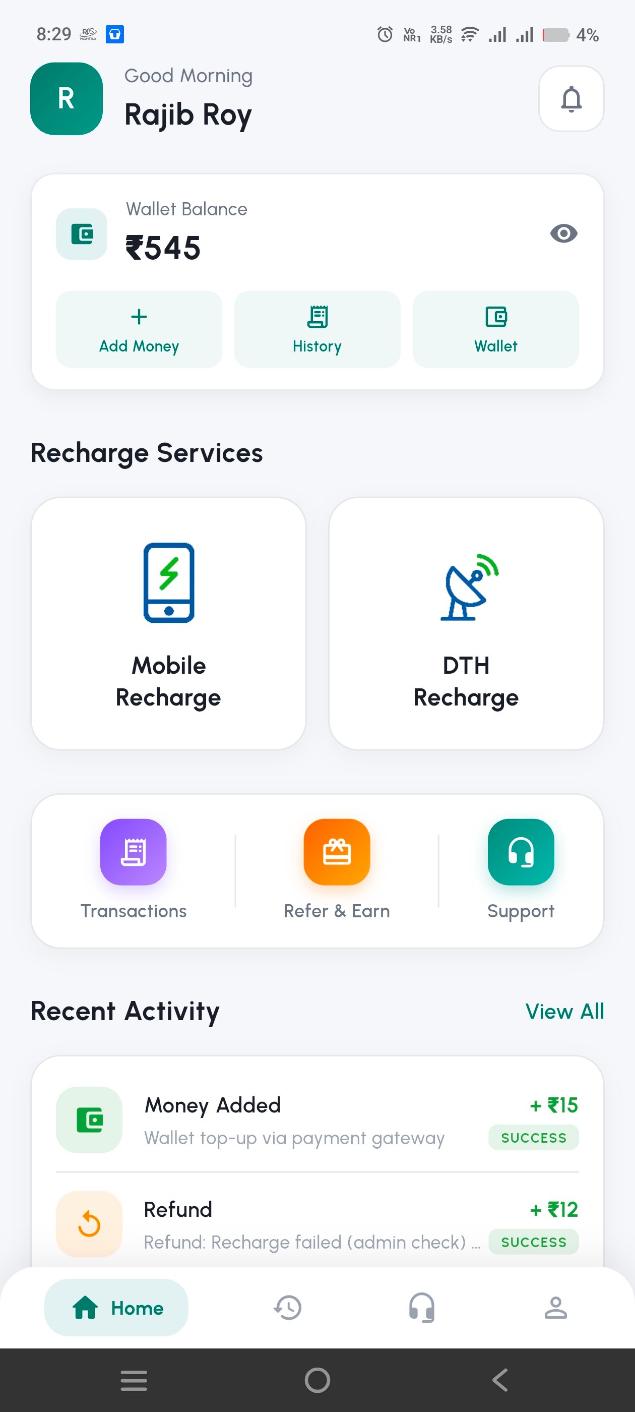 FF Recharge App